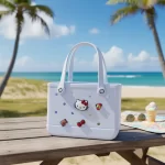 Bolsa Pequena Branca Eva - Academia, Praia, Clube - Imagem 2