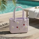 Bolsa Pequena Branca Eva - Academia, Praia, Clube - Imagem 6