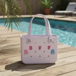 Bolsa Pequena Branca Eva - Academia, Praia, Clube - Imagem 5