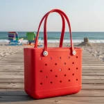 Bolsa Pequena Vermelha Eva - Academia, Praia, Clube - Imagem 6