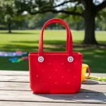 Bolsa Pequena Vermelha Eva - Academia, Praia, Clube - Imagem 5