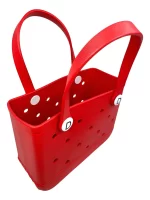 Bolsa Pequena Vermelha Eva - Academia, Praia, Clube - Imagem 3