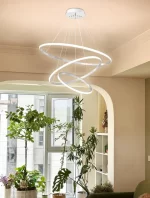Lustre Pendente 3 Arcos Branco - Imagem 10