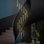 Luminária Pendente Gota LED Preto - Imagem 4