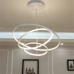 Lustre Pendente 3 Arcos Branco - Imagem 4