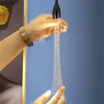 Luminária Pendente Gota LED Preto - Imagem 3