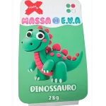 Massa EVA Dinossauro Pote c/4 Cores 28g
