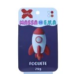 Massa EVA Foguete 4 cores 28g