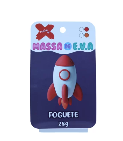 Massa EVA Foguete 4 cores 28g