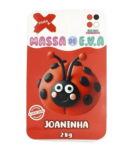 Massa EVA Joaninha 4 cores 28g