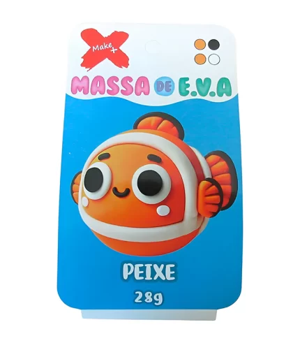 Massa EVA Peixe 4 cores 28g