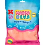 Massa EVA de Modelar Make+ 50G Salmão